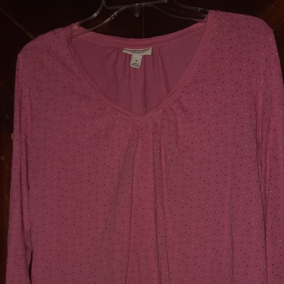 🍀3/15 Woman's Maternity Pokla Dot long sleeve shirt - Picture 2 of 6